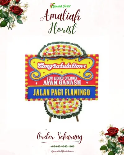 Bunga Papan Congratulation di Lolo'ana'a Lolomoyo